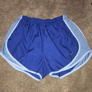 Multi-Blue Dri- Fit Workout Shorts